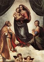 Raphael-015 SISTINE MADONNA 
Dresden Gallery 