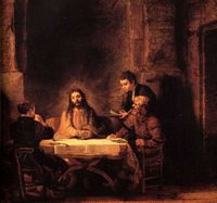 Rembrandt-009 CHRIST AT EMMAUS
The Louvre, Paris 